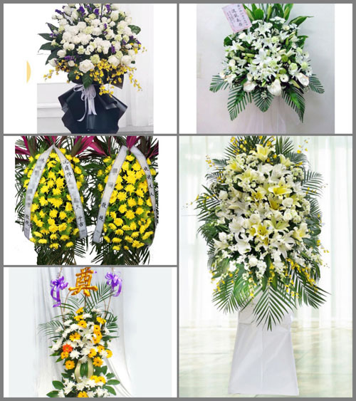 北京房山区河北镇半壁店村白事花篮预定